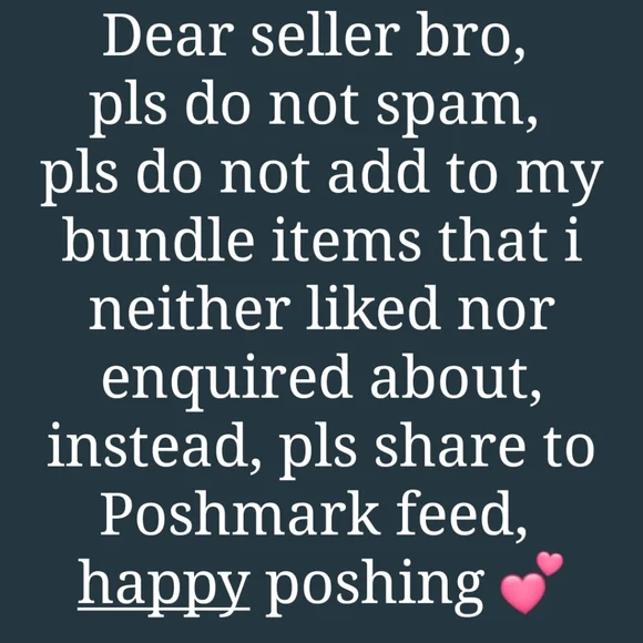 Pls do not share to my bundle β, pls share to Poshmark feed β
, happy poshing π - Picture 1 of 3
